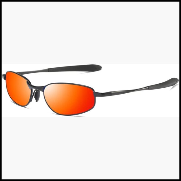 Polarized Sunglasses Metal Frame UV400 Protection Wrap Around main image 5